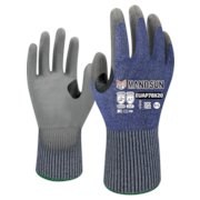 Manosun EUAP7BX20 Reinforced PU Palm Coated Cut F Glove